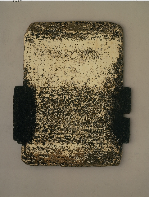 Pierre Soulages, Bronze III, 1977, 117,5 x 95 cm, collection particulière Photo: F. Walch © ADAGP, Paris 2009
