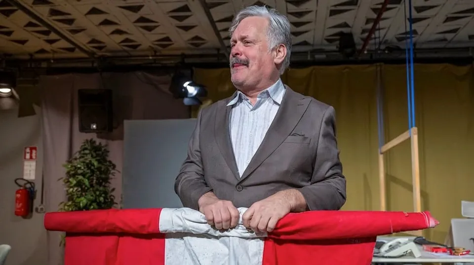 Ed Hauswirth in „Gas-Toni“ im Theater im Bahnhof (Foto: Johannes Gellner)