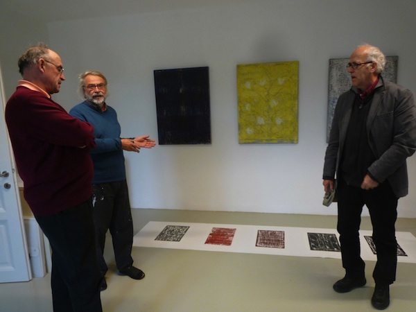 Ber Loerakker und Markus Baldegger bestritten das Finale der sommerGalerieZöbing (Foto: sommerGalerieZöging)