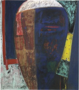 Dalip Kryeziu - Albanisches Portrait (Acryl auf Leinwand