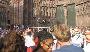 Aiuftakt der Musica am Münsterplatz in Straßburg