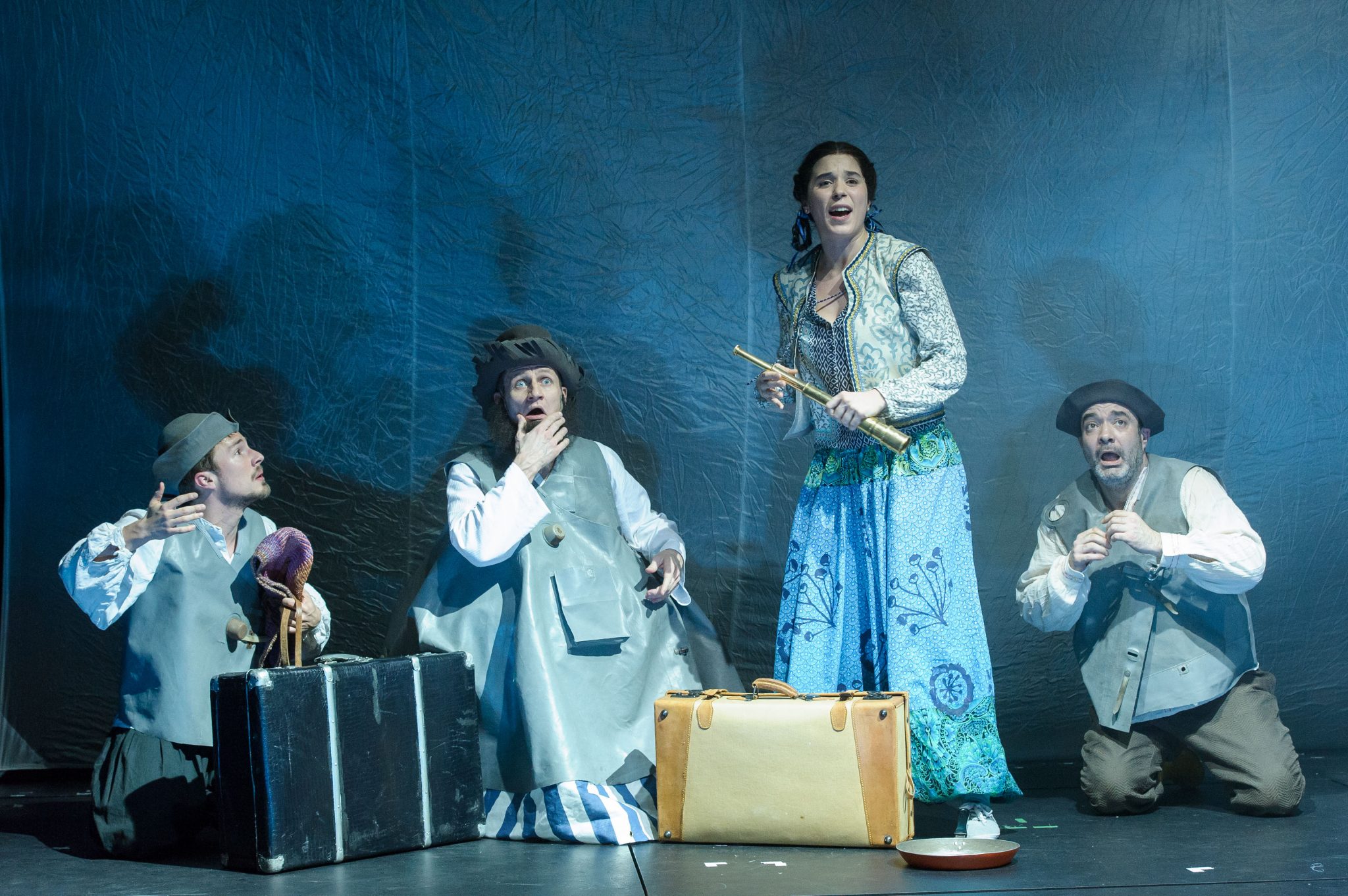 S. Rosenthal als Matrose C.Graf als Der Kapitaen S. Lipp als Shadiyyah F. Engelhardt als Matrose TDJ AutomatischePrinzessin c Rita Newman 1146 rn 2