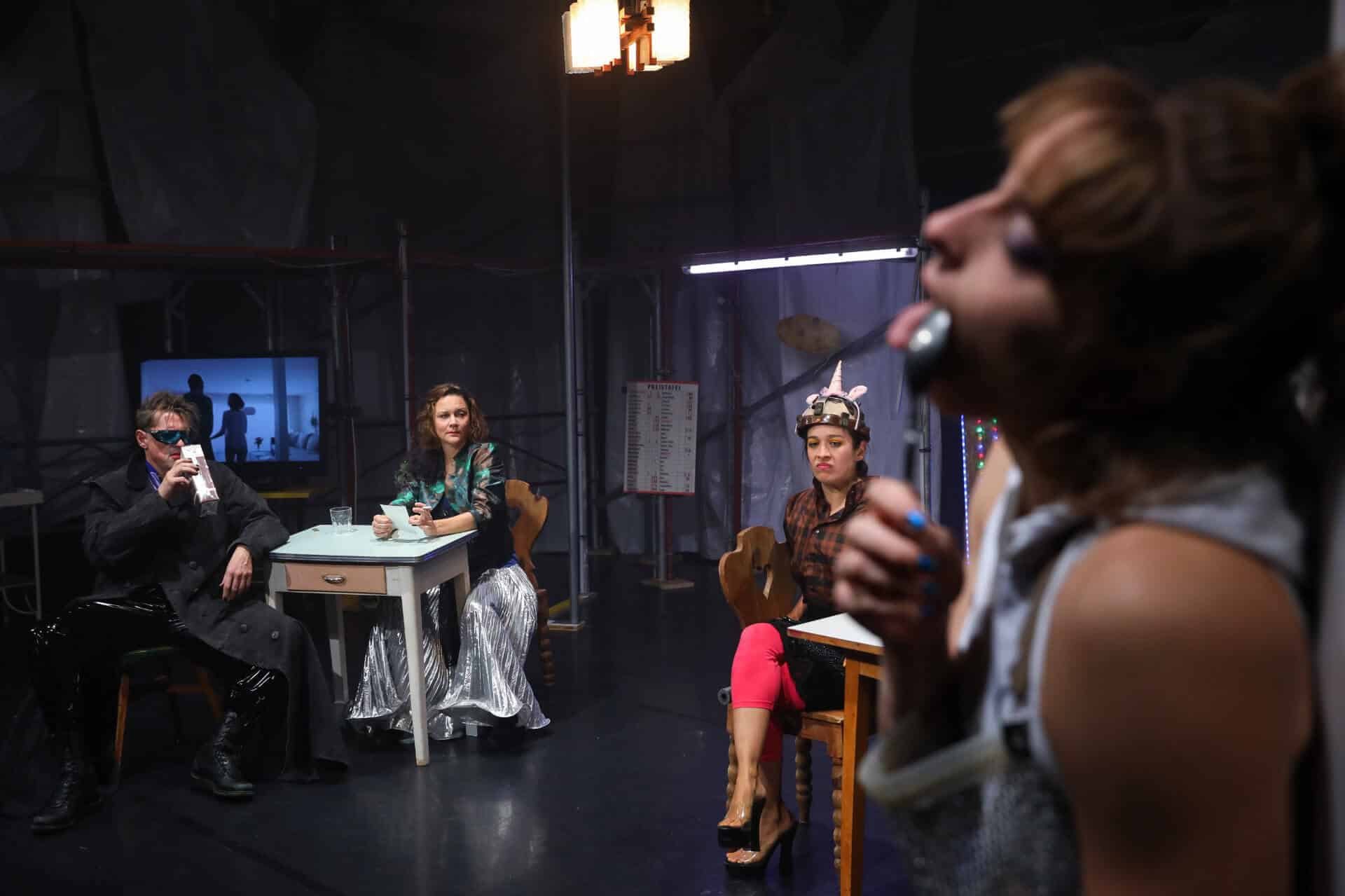 Showdown auf dem Baugerüst